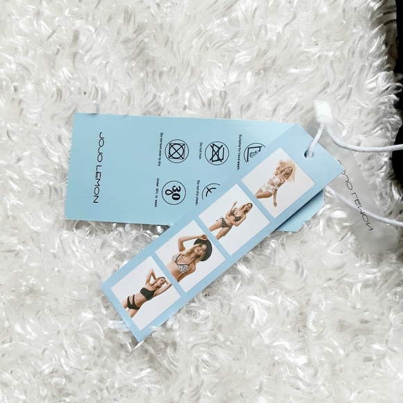 Black one piece sexy Swimsuit JOJO Lemon XXl - Picture 4 of 8